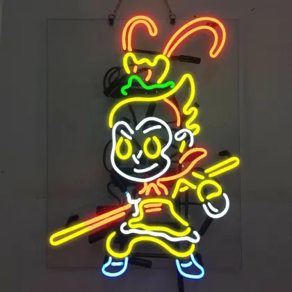 Neon Signs for Beer Bar: Monkey King Wall Display