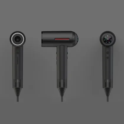 EASTO Ionic Hair Dryer with LCD Display and Temperature Control