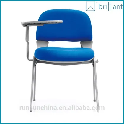 3069A Top grade used conference chair ,Export thick training chair with tablet arm