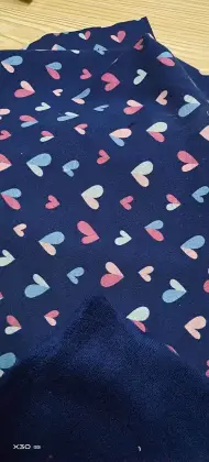 Mirco Fleece Printed Bonded with Cotton Knitted Fabric