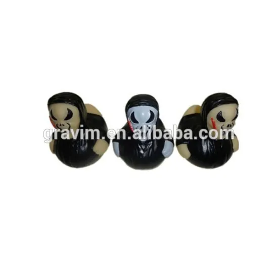 Take care! Halloween ghost duck is coming