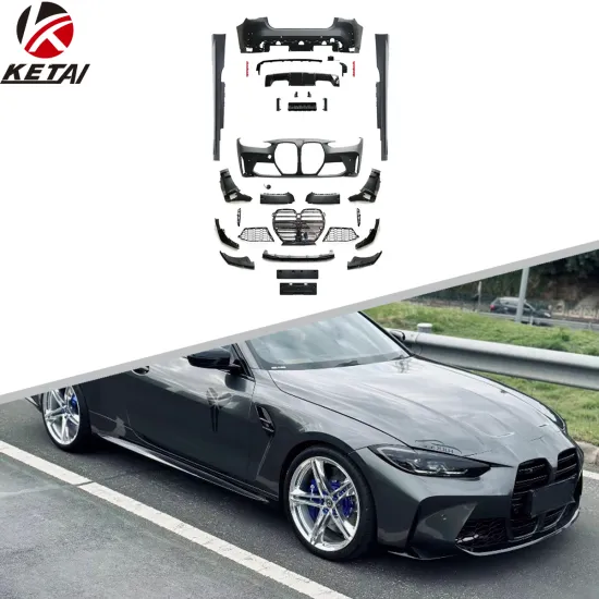 High-Quality M4 Style BMW G22 Body Kit: Front Lip, Rear Diffuser, Side Skirts, Vents, Spoiler (PP/ABS)
