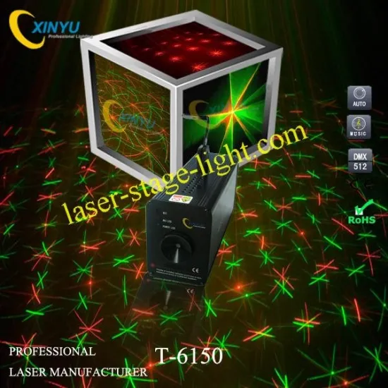 T-6150 Red Firefly Twinkling Effect Disco  Laser Lights With Dmx512