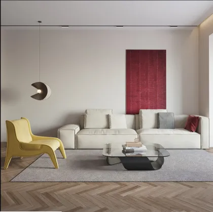 Modern Sofa Fabric for Living Room Sofas and Divani