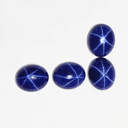 Synthetic Star Sapphire Oval Loose Stone Synthetic Sapphire