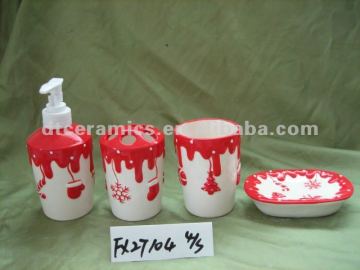 snowflake bathroom set