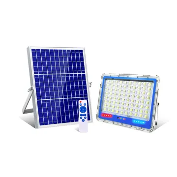 Projector LED 100W Solar Floodlights with Remote Control: Bright Outdoor Lighting Solution