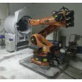 Six-axis casting shell making robot