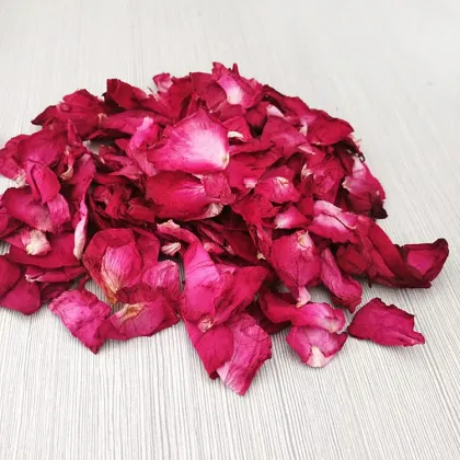 Dried Rose Petals for Bath - Fragrant Rose Petals for Women's Beauty and Spa