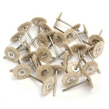 22mm 25.4mm T-Shank Mounted Polish Miniature Bristle Wheel Brush for Motor Drill