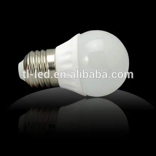 G45 LED Bulb 5W with Ceramic G45 LED Bulb E27/E26/B22/E14, CRI80 2600K CE Rohs FCC