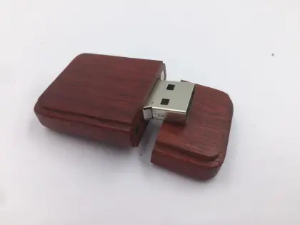 Carausb custom Mahogany usb drives redwood flash memory sticks