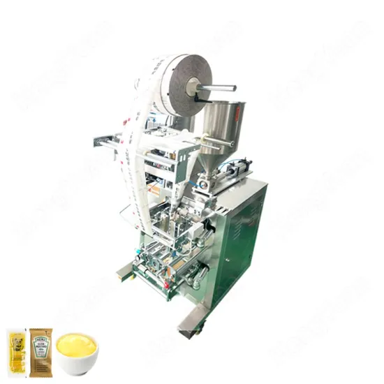 VFFS Pneumatic Piston Cylinder Mustard Sauce Sachet Bag Packer