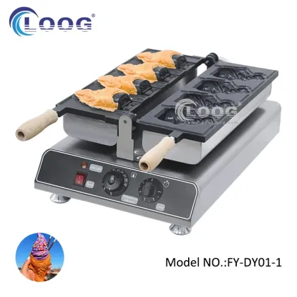 Taiyaki-Máquina Eléctrica Antiadherente para Hacer Waffles con Forma de Pez