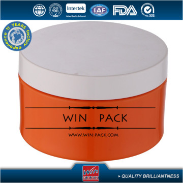 3g 5g 10g 15g 20g 30g 45g 50g 80g 100g 120g 150g 200g 250g 300g 350g orange plastic cream jar , free samples