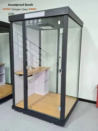 Portable Music and Voice Over Sound Isolation Booth