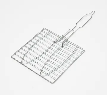 Metal Wire Fish Grill Rack