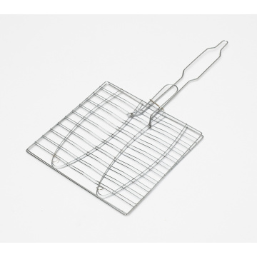Metal Wire Fish Grill Rack