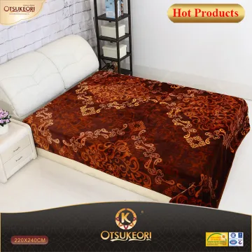 Flower embosssing blanket and double sided blanket with new model.