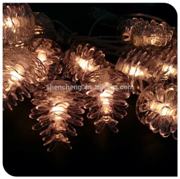 led christmas light with pinecone outdoor use