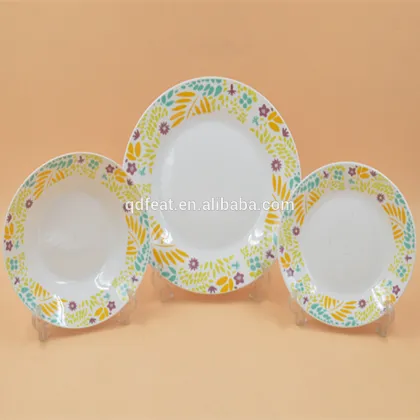 ceramic porcelain dinner dish