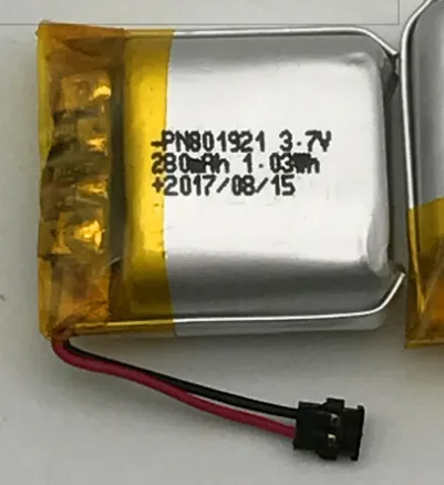 Rechargeable Lithium Batteries 230mAh (LP1X2T8)