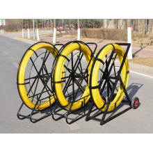 Portable FRP duct rodder easy for hand carry