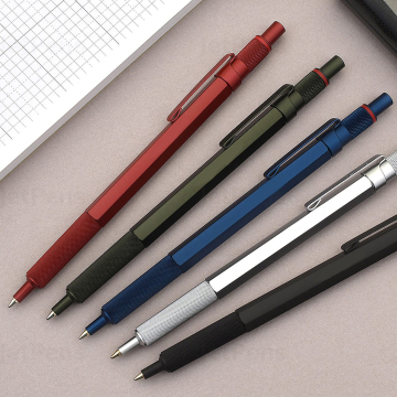 Wholesale Custom Slim 0.5mm Metal Ballpoint Pen for School and Office