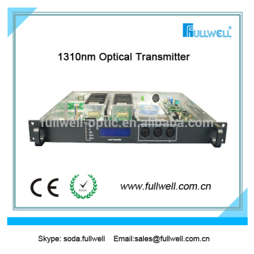 14dBm catv 1310nm optical transmitter with 1U rack