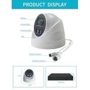 PoE NVR CCTV security IP camera system 16Channel