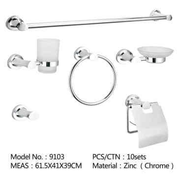 Cheap Price Wall Mounted Chrome Plated Zinc Alloy Bathroom Accessory Sets