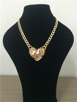 Imitation Jewelry Gold Plated Metal Necklace