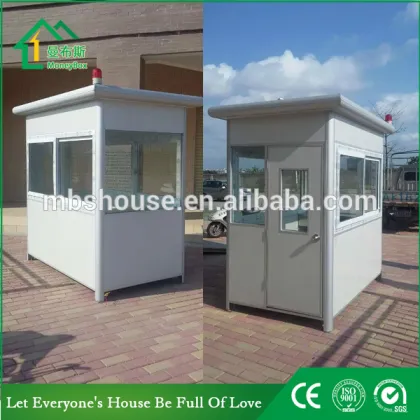 security guard rooms streel frame kiosk booth