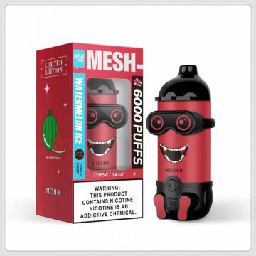 Mesh-K 6000 Puffs Disposable Kit Pod France