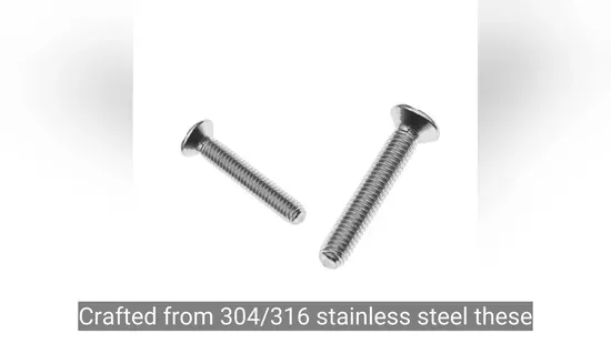 Custom Non-Standard Countersunk Flat Head Stainless Steel Machine Screw for Wood
