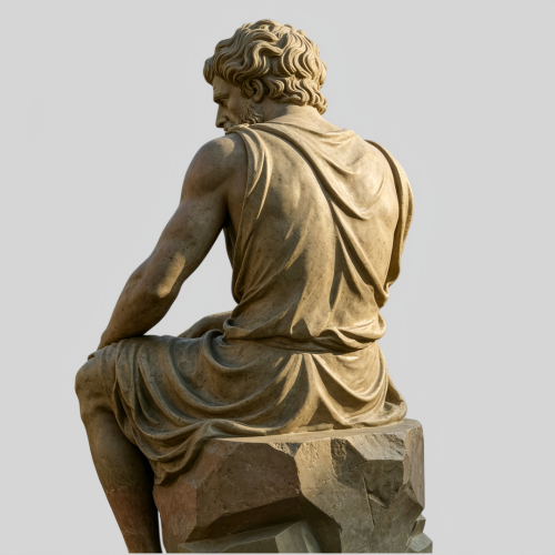 Outdoor Patio Antique Marble Figure