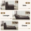 3in1 Folding Sofa Bed for Small Space