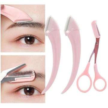 Wholesale Customized Stainless Steel Eyebrow Scissors - Safe Eyelash Trimmer