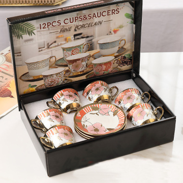 Wholesale Fine Porcelain Coffee Tea Cup and Saucer Sets