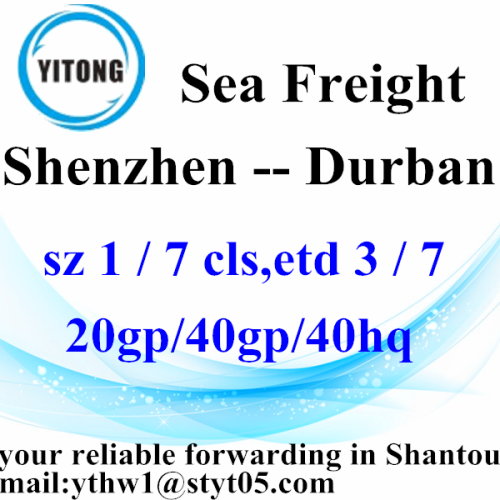 Shenzhen Global Shipping Agent to Durban