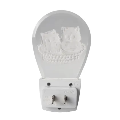 Kitty Acrylic Plug-in Night Light for Kids' Bedroom Lamp
