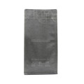 Good Seal Ability Box Bottom Zipper Tea Brown Kraft Paper Bag For Loos Tea