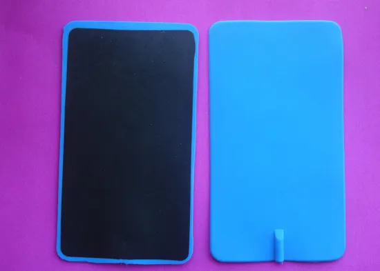 105*185mm Silicon Ems / Tens Pads For Massager With Iso13485, Durable Reusable Rubber Electrodes