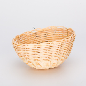 Percell Bowl Shaped pequeno ninho de pássaro do Rattan