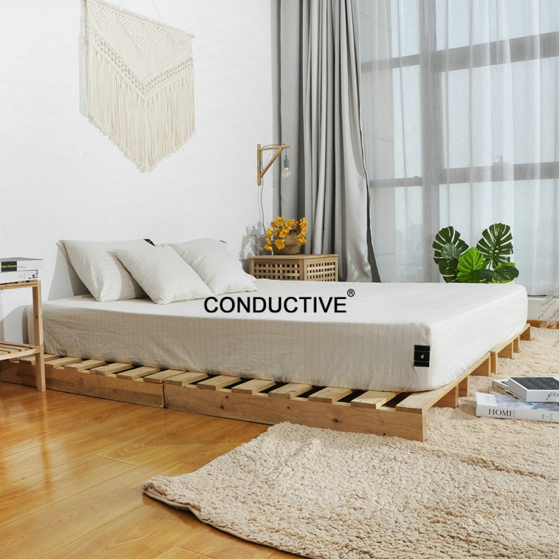 BLOCK EMF Antibacterial Fitted Sheet Ground bed sheet