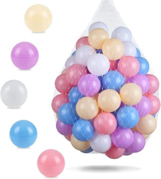 2022 Kids Playhouse Toy Set: Beach Ball Pool, Stick, and Plastic Ocean Balls for Toddlers