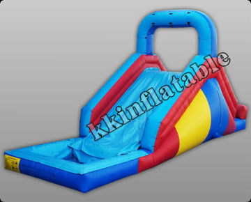 mini inflatable water slide for family use