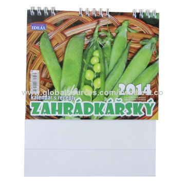 Desktop/Wall Calendar with Matte, Glossy and 4C/4C Printing
