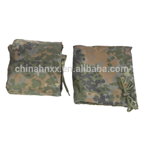 camouflage military woodland poncho raincoat