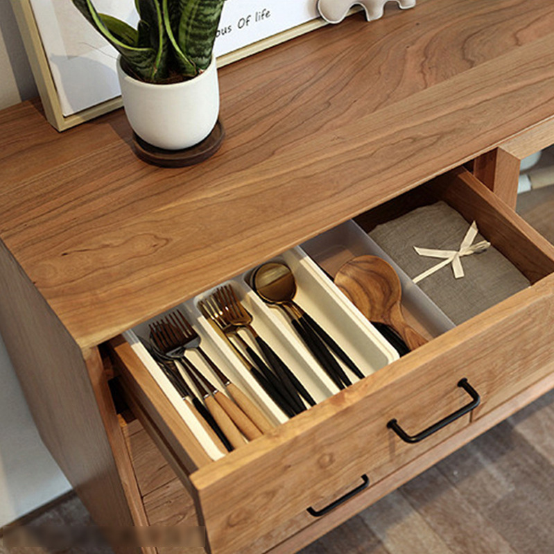 Wood Sideboard With Drawers